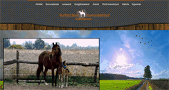 Desktop Screenshot of krisztinalovasudvar.hu